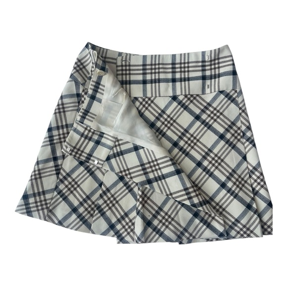 The Limited Black and White Cream Mini A-Line Pleated Skirt Size 2 - Picture 5 of 15